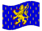 Animierte Flagge Franche-Comté