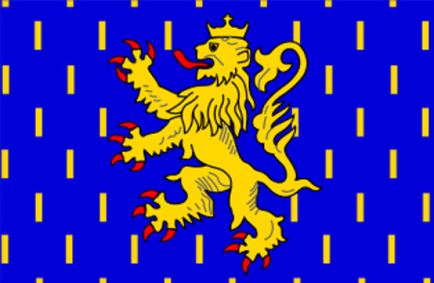 Flagge Franche-Comté, Fahne Franche-Comté