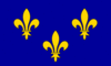 Flaggengrafiken Île-de-France
