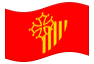 Animierte Flagge Languedoc-Roussillon