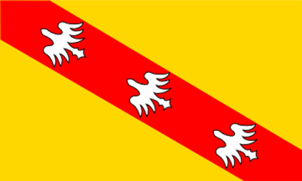 Flagge Lothringen (Lorraine), Fahne Lothringen (Lorraine)