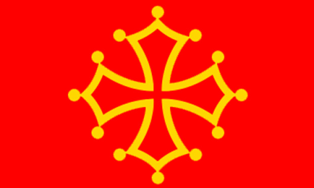 Flagge Midi-Pyrénées, Fahne Midi-Pyrénées