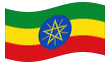 Animierte Flagge Äthiopien