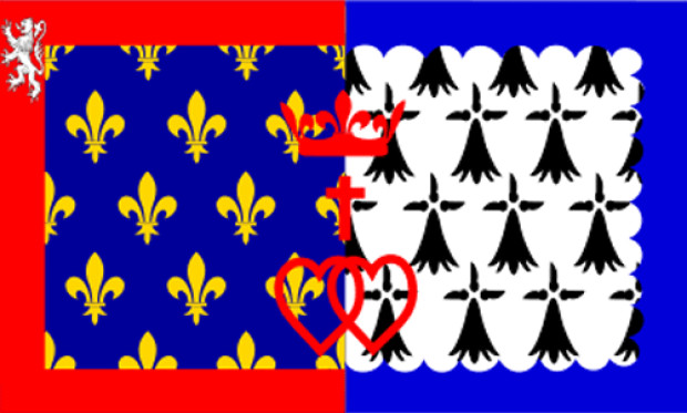 Fahne Pays de la Loire