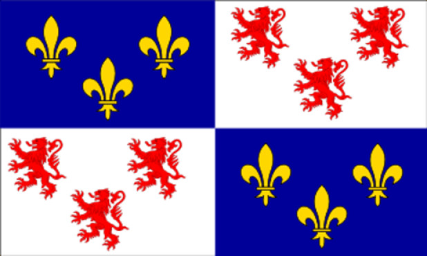 Flagge Picardie, Fahne Picardie
