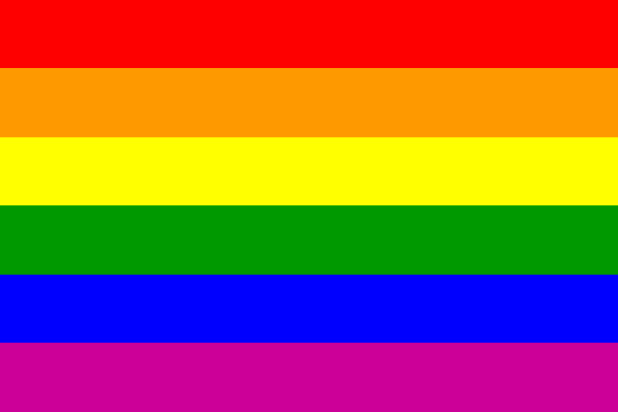 Flagge Regenbogen, Fahne Regenbogen