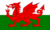 Wales flagga