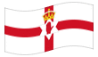 Animierte Flagge Nordirland