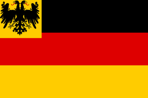 Flagge Seekriegsflagge der Reichsflotte (1848-1852)