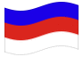 Animierte Flagge Sorben (Serbja, Serby, Wenden")