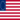 Betsy Ross (USA 1777-1795)-Flagge quadratisch