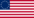Betsy Ross (USA 1777-1795)-Flagge rechteckig