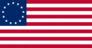 Betsy Ross (USA 1777-1795)-Flagge rechteckig