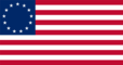 Flaggengrafiken Betsy Ross (USA 1777-1795)