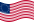 Wehende Betsy Ross (USA 1777-1795)-Flagge statisch