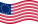 Wehende Betsy Ross (USA 1777-1795)-Flagge statisch