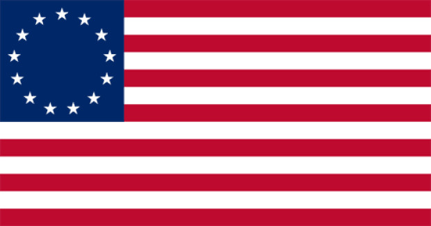 Flagge Konföderierte Staaten von Amerika (Betsy Ross) (1776-1795)