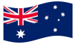 Animierte Flagge Australien