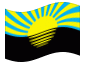 Animierte Flagge Donezk