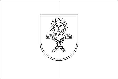 Umriss der Flagge Chmelnyzkyj zum Ausmalen