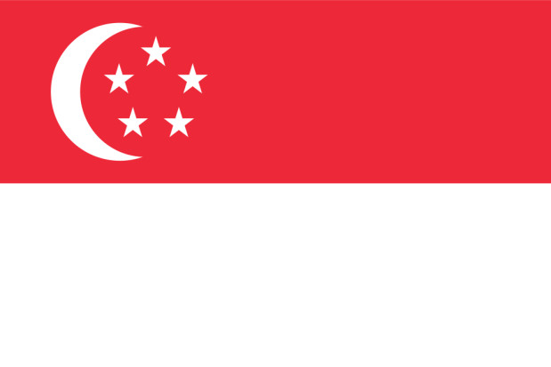 Flagge Singapur