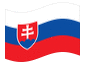 Animierte Flagge Slowakei