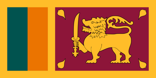 Flagge Sri Lanka, Fahne Sri Lanka