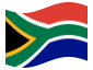Animierte Flagge Südafrika
