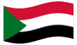 Animierte Flagge Sudan