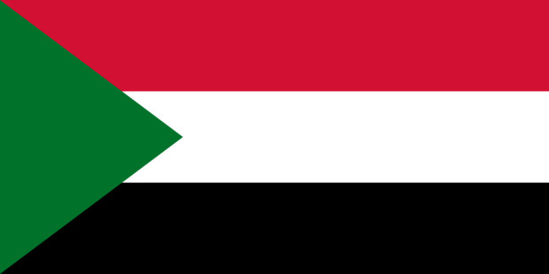 Flagge Sudan, Fahne Sudan