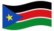 Animierte Flagge Südsudan
