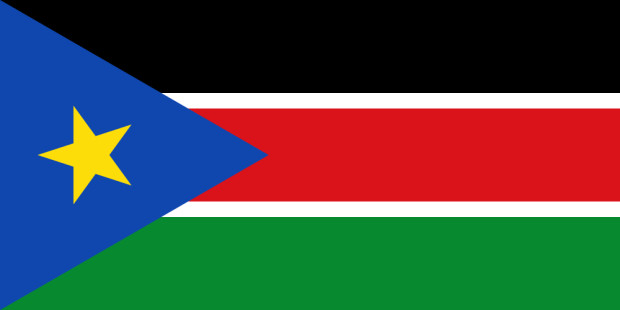 Flagge Südsudan, Fahne Südsudan