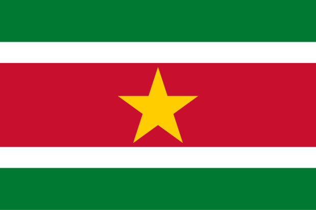 Flagge Suriname, Fahne Suriname