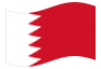 Animierte Flagge Bahrein