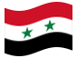Animierte Flagge Syrien