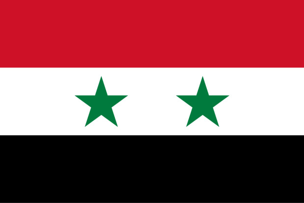 Flagge Syrien, Fahne Syrien