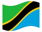 Animierte Flagge Tansania