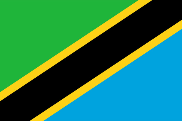 Flagge Tansania, Fahne Tansania