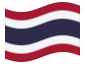 Animierte Flagge Thailand