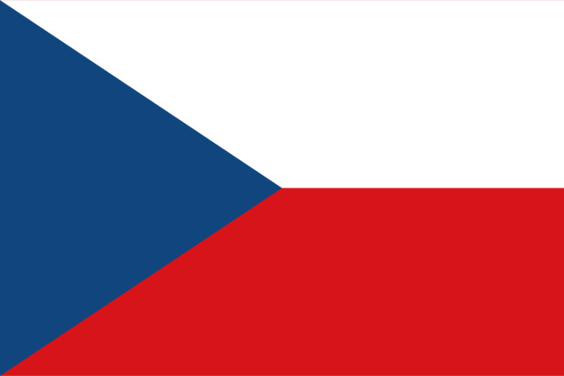 Flagge Tschechische Republik, Fahne Tschechische Republik