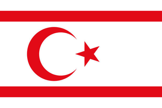 Flagge Türkische Republik Nordzypern