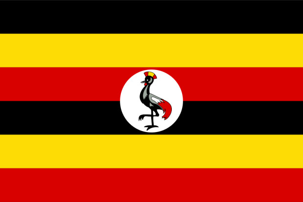 Flagge Uganda, Fahne Uganda