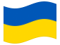 Animierte Flagge Ukraine