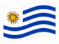 Animierte Flagge Uruguay