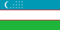 Flaggengrafiken Usbekistan