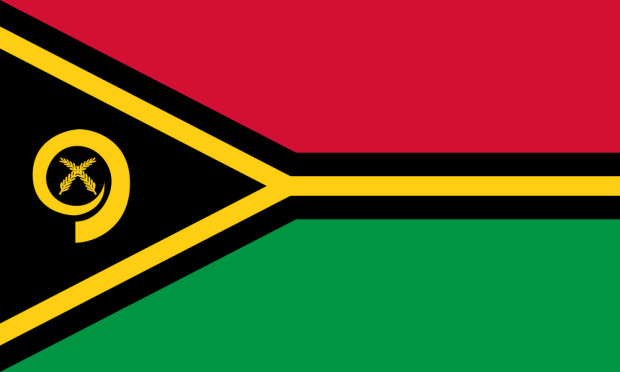 Flagge Vanuatu, Fahne Vanuatu