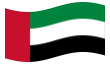 Animierte Flagge Vereinigte Arabische Emirate