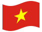 Animierte Flagge Vietnam