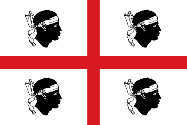 Flagge Sardinien, Fahne Sardinien