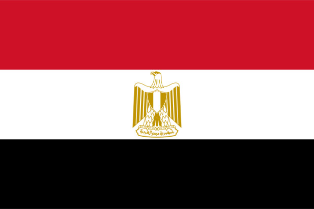 Flagge Ägypten